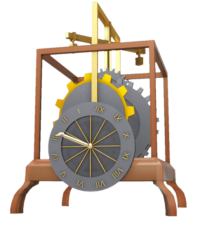 Reloj 3d SEHCYT Logotipo de la Sociedad Española de Historia de las Ciencias y de las Técnicas